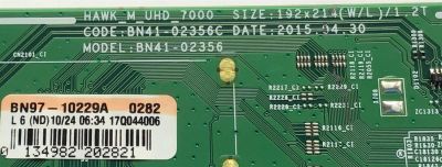 MAIN PARA SMART TV SAMSUNG 4K / NUMERO DE PARTE BN94-09998B / BN41-02356C / BN97-10229A / 010171269571 / 20171025 / PANEL CY-HJ085FLLV3H / MODELO UN85JU7100FXZA FA03  - Imagen 3